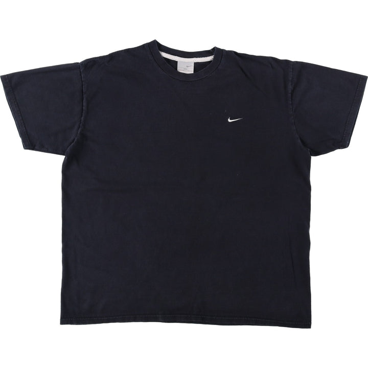 2000'S Nike One-Point Logo T-Shirt, Men's XXL cotton black type Vintage Second Hand
