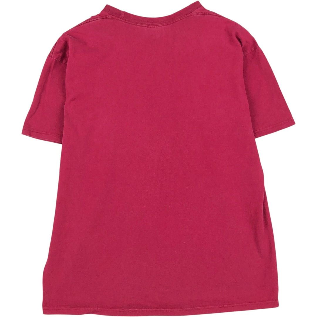 00'S Nike One Point Logo T-shirt Men's L size cotton Red type red-purple Vintage Second Hand