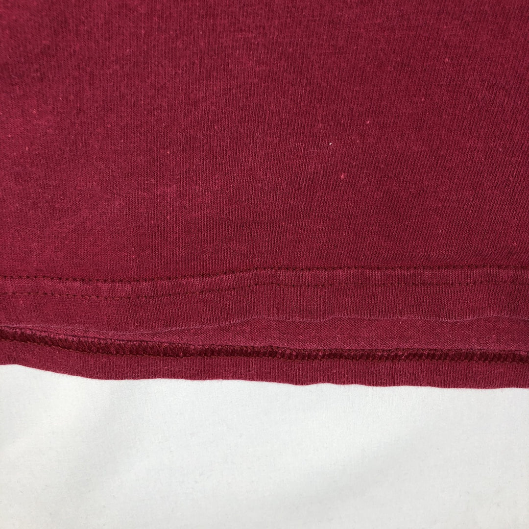 00'S Nike One Point Logo T-shirt Men's L size cotton Red type red-purple Vintage Second Hand