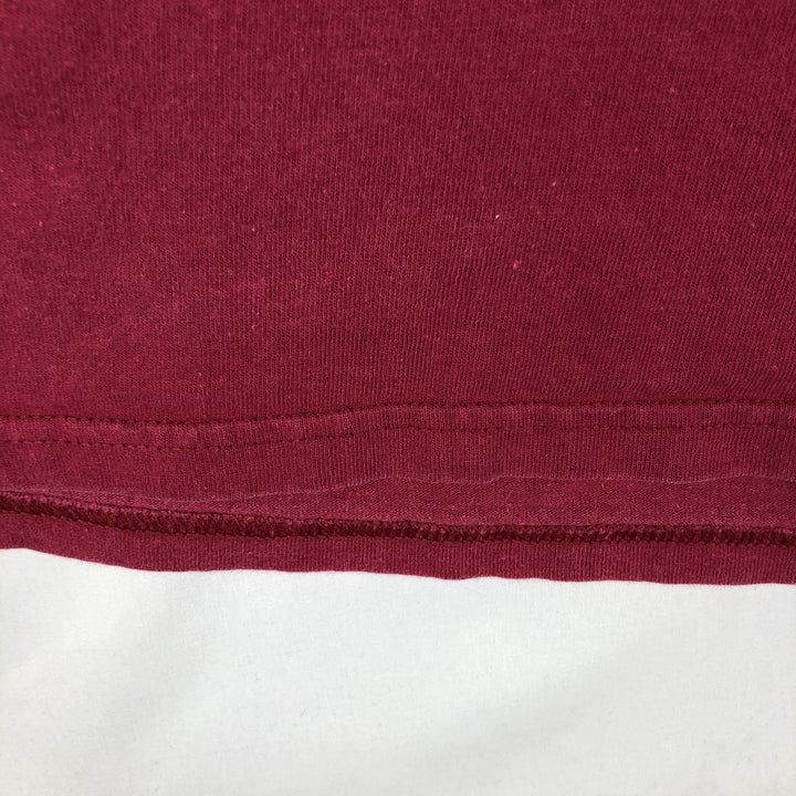 00'S Nike One Point Logo T-shirt Men's L size cotton Red type red-purple Vintage Second Hand
