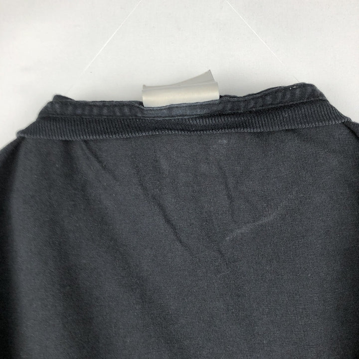 00'S Nike Sports Print T-shirt Men's Size L cotton black type Vintage Second Hand