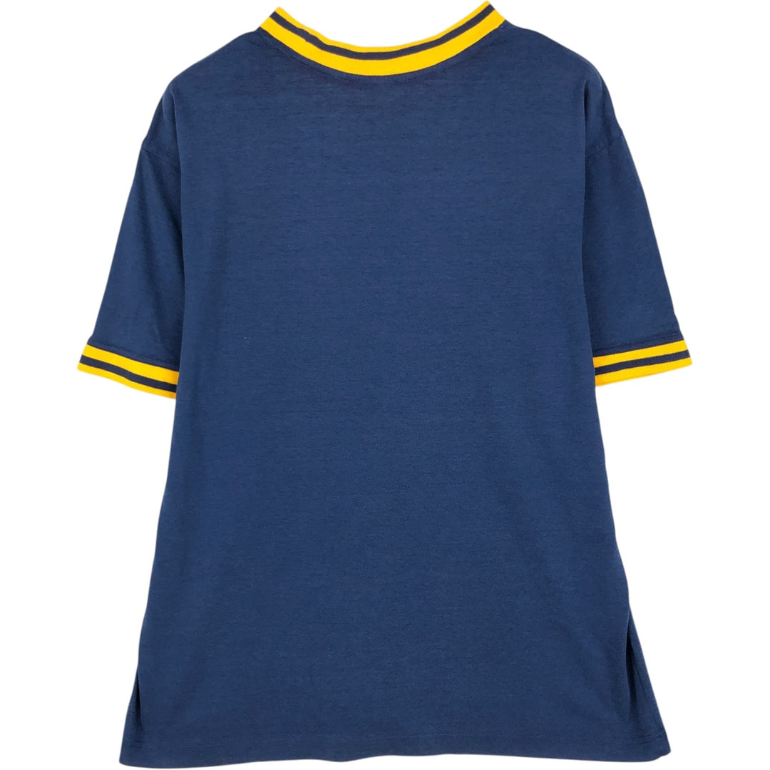 Adidas BASKETBALL Ringer T-shirt, Men's Size L (approx.) unclear navy blue type Vintage Second Hand