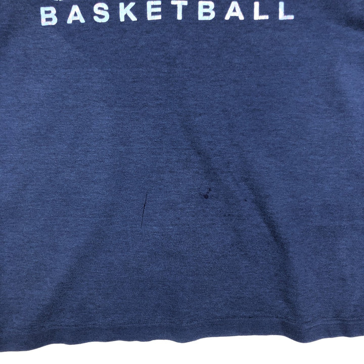 Adidas BASKETBALL Ringer T-shirt, Men's Size L (approx.) unclear navy blue type Vintage Second Hand