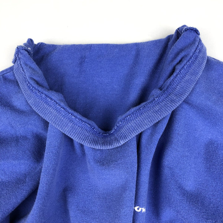 90'S Champion Authentic Athletic Apparel Logo Print T-Shirt Made in USA Men's XL Vintage cotton blue type Vintage Second Hand
