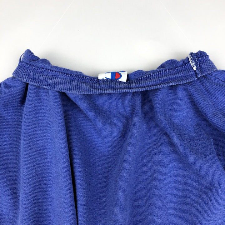 90'S Champion Authentic Athletic Apparel Logo Print T-Shirt Made in USA Men's XL Vintage cotton blue type Vintage Second Hand