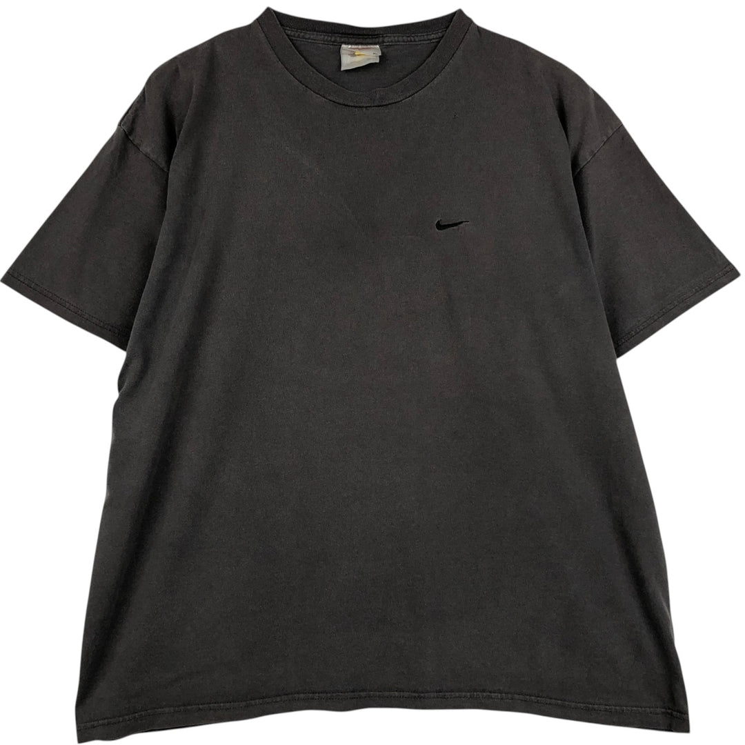 90'S Nike One Point Logo T-shirt, Men's XL, Vintage cotton Charcoal Vintage Second Hand