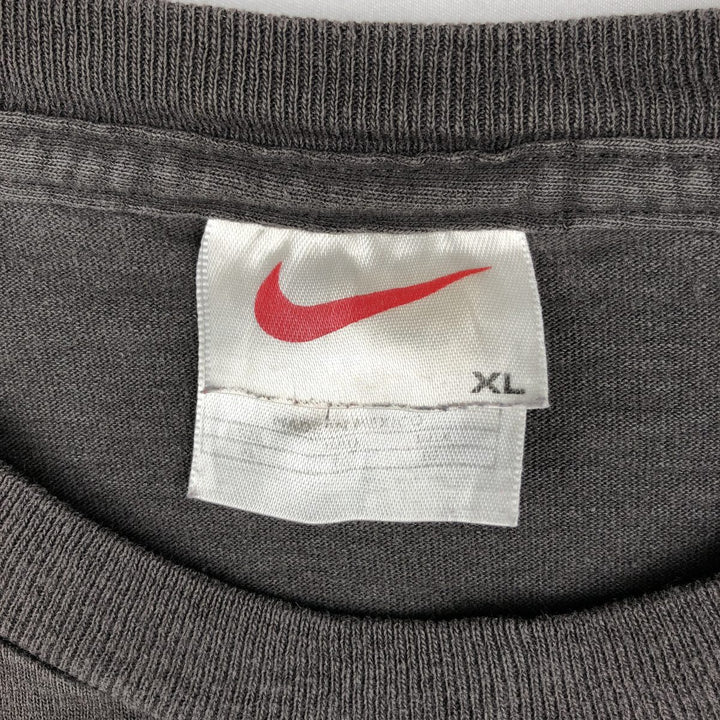 90'S Nike One Point Logo T-shirt, Men's XL, Vintage cotton Charcoal Vintage Second Hand