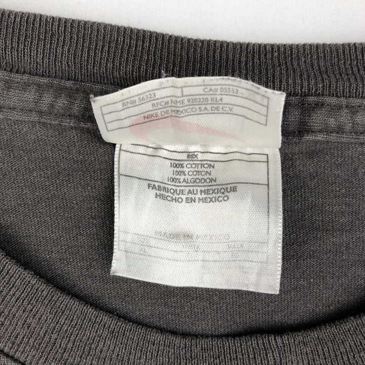 90'S Nike One Point Logo T-shirt, Men's XL, Vintage cotton Charcoal Vintage Second Hand