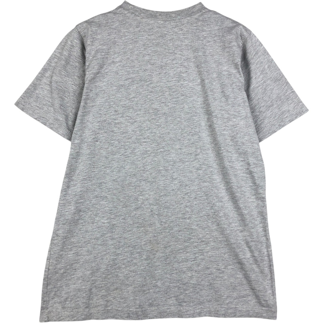 90'S Nike One Point Logo T-shirt, Men's M size, Vintage cotton gray type Vintage Second Hand