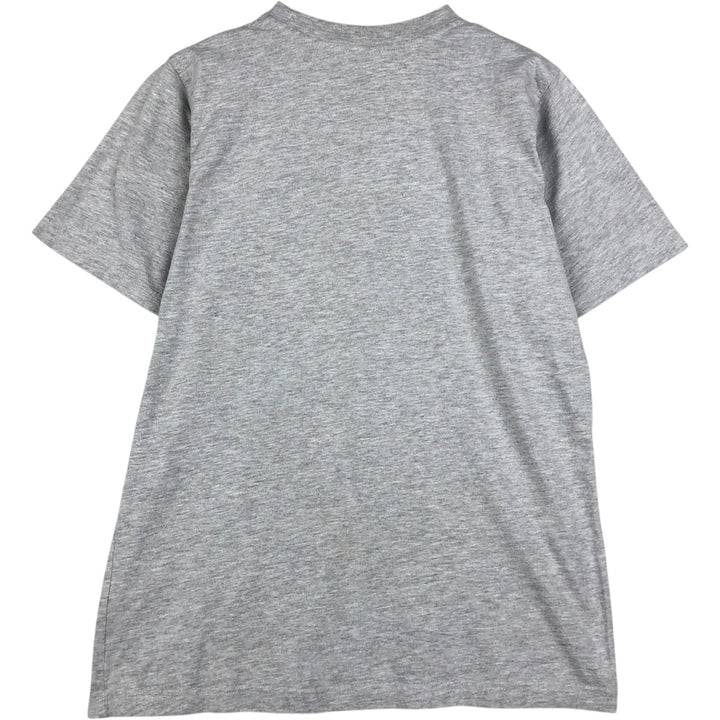 90'S Nike One Point Logo T-shirt, Men's M size, Vintage cotton gray type Vintage Second Hand