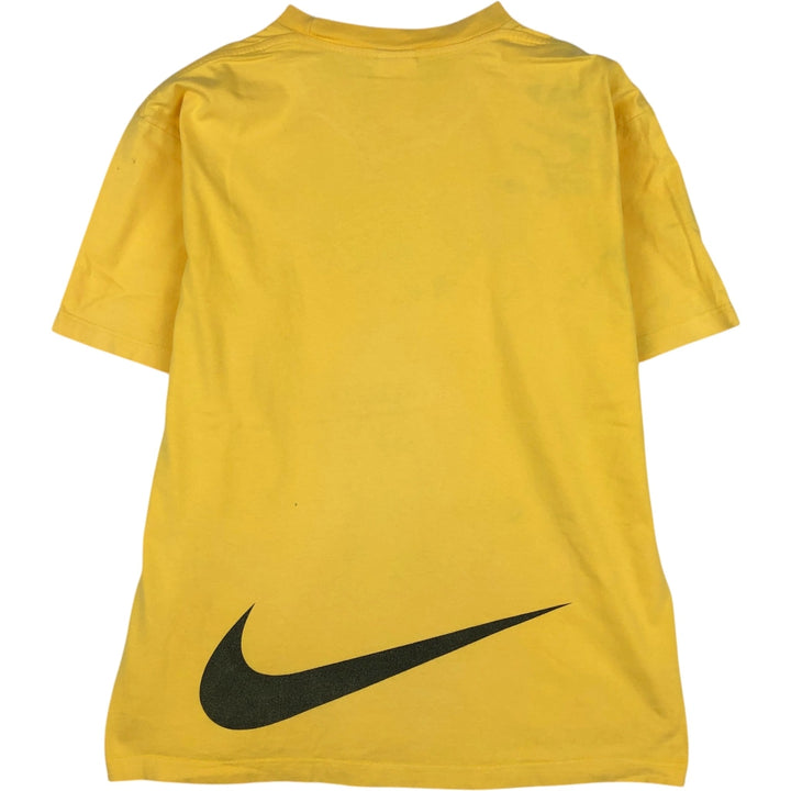 90'S Nike Logo T-Shirt, Men's Size L (approx.), Vintage cotton yellow type Vintage Second Hand