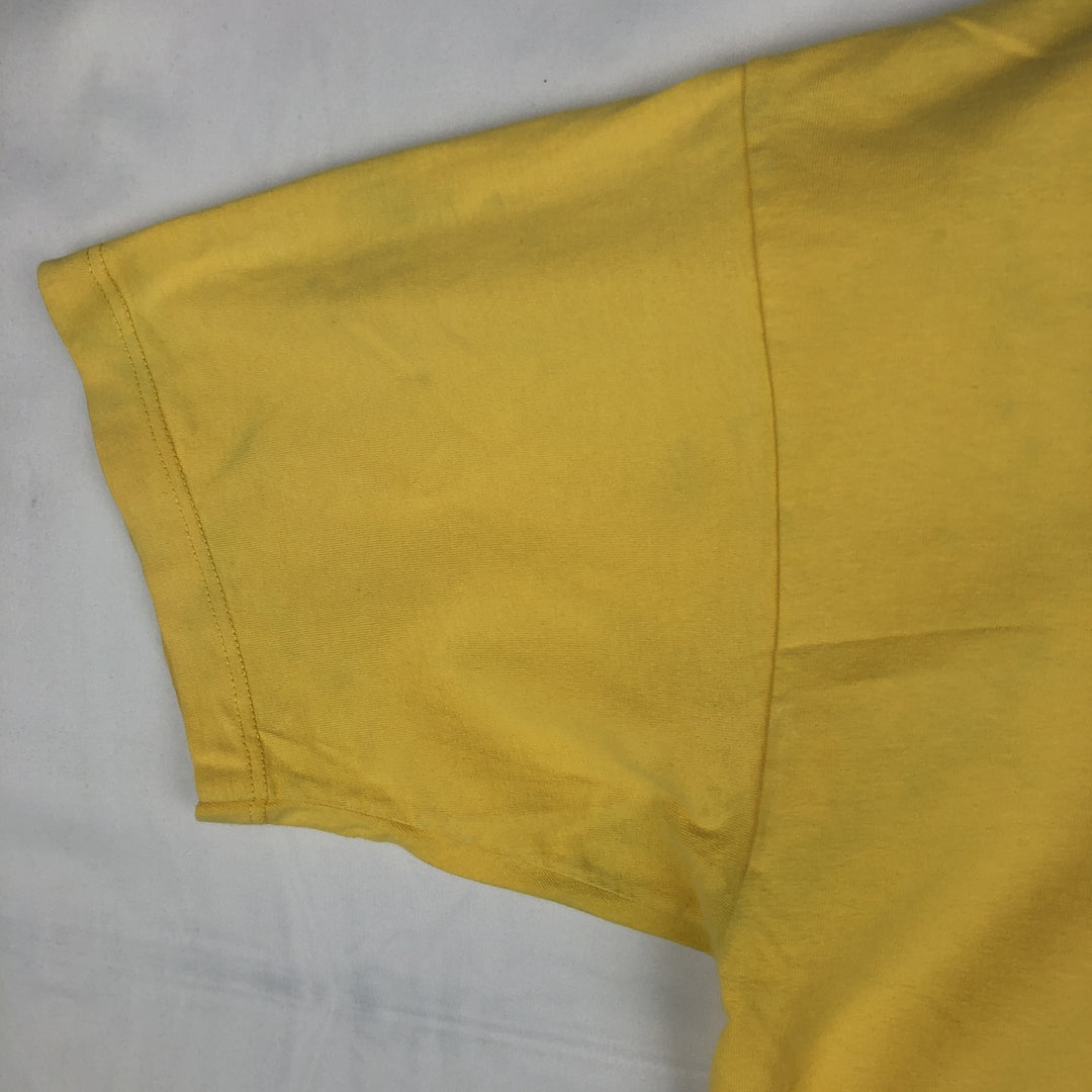 90'S Nike Logo T-Shirt, Men's Size L (approx.), Vintage cotton yellow type Vintage Second Hand