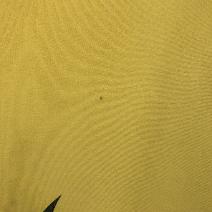 90'S Nike Logo T-Shirt, Men's Size L (approx.), Vintage cotton yellow type Vintage Second Hand