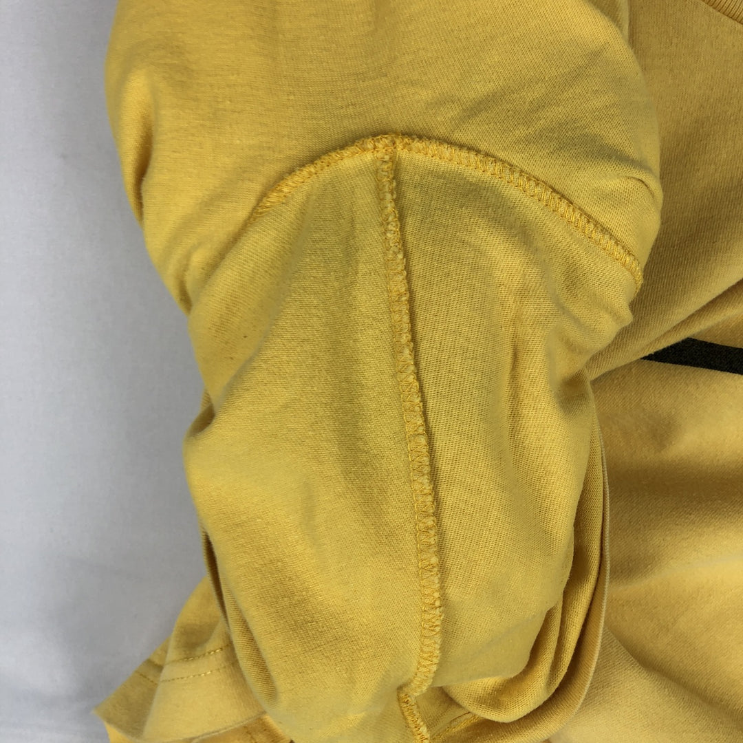90'S Nike Logo T-Shirt, Men's Size L (approx.), Vintage cotton yellow type Vintage Second Hand