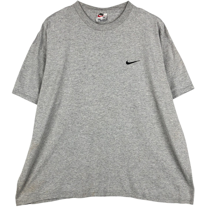 90'S Nike One Point Logo T-shirt, Men's XL, Vintage cotton gray type Vintage Second Hand