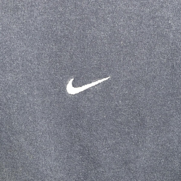 90'S Nike One Point Logo T-shirt, Men's L size, Vintage cotton navy blue type Vintage Second Hand