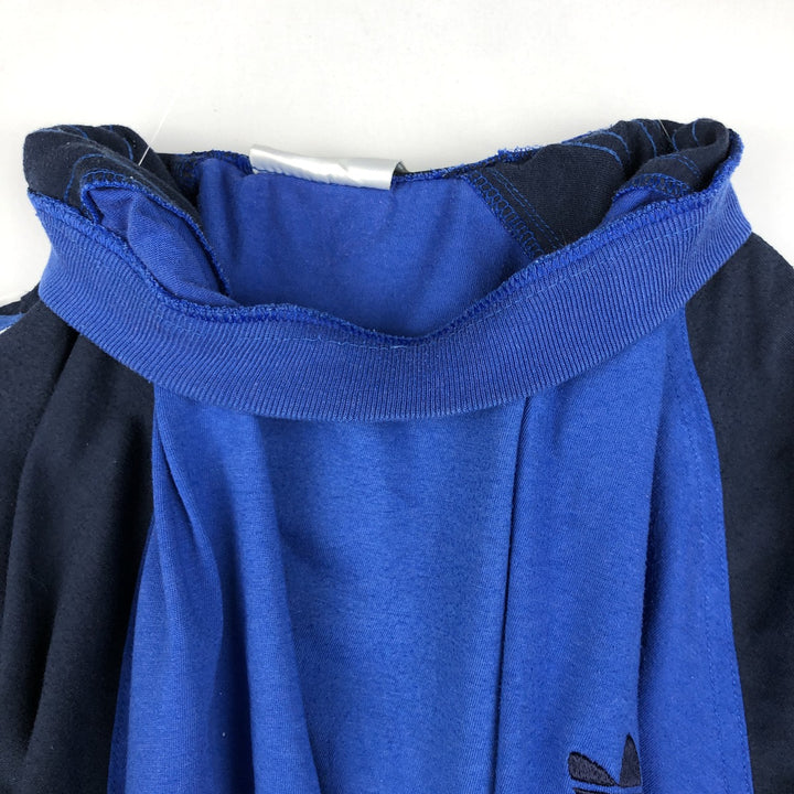 90s-00'S Adidas back logo t-shirt, men's size M (approx.) unclear Navy blue Vintage Second Hand