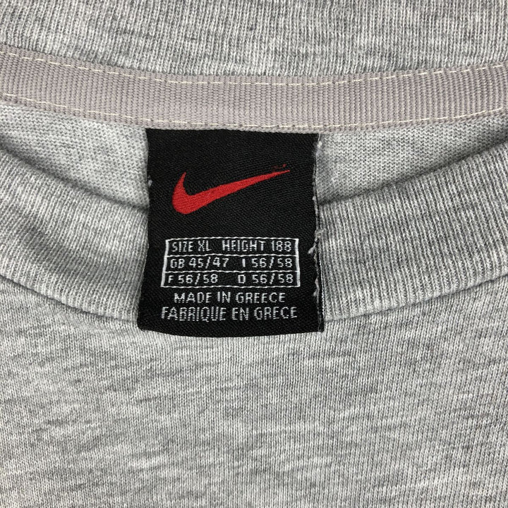 90'S Nike One Point Logo T-shirt, Men's XL, Vintage cotton gray type Vintage Second Hand