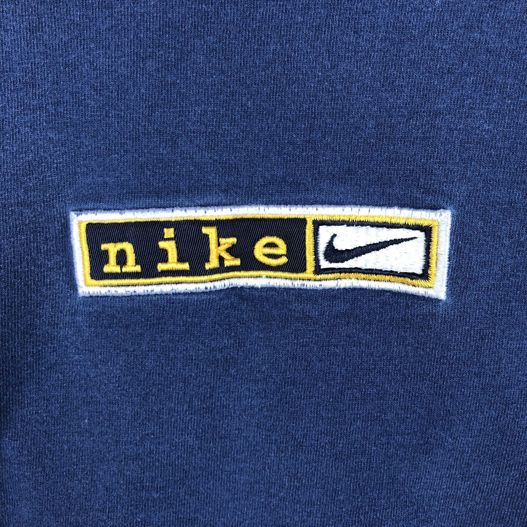 90'S Nike Logo T-Shirt, Made in USA, Men's Size L (approx.), Vintage unclear navy blue type Vintage Second Hand