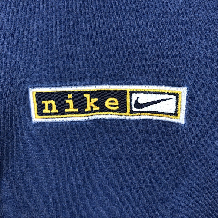 90'S Nike Logo T-Shirt, Made in USA, Men's Size L (approx.), Vintage unclear navy blue type Vintage Second Hand