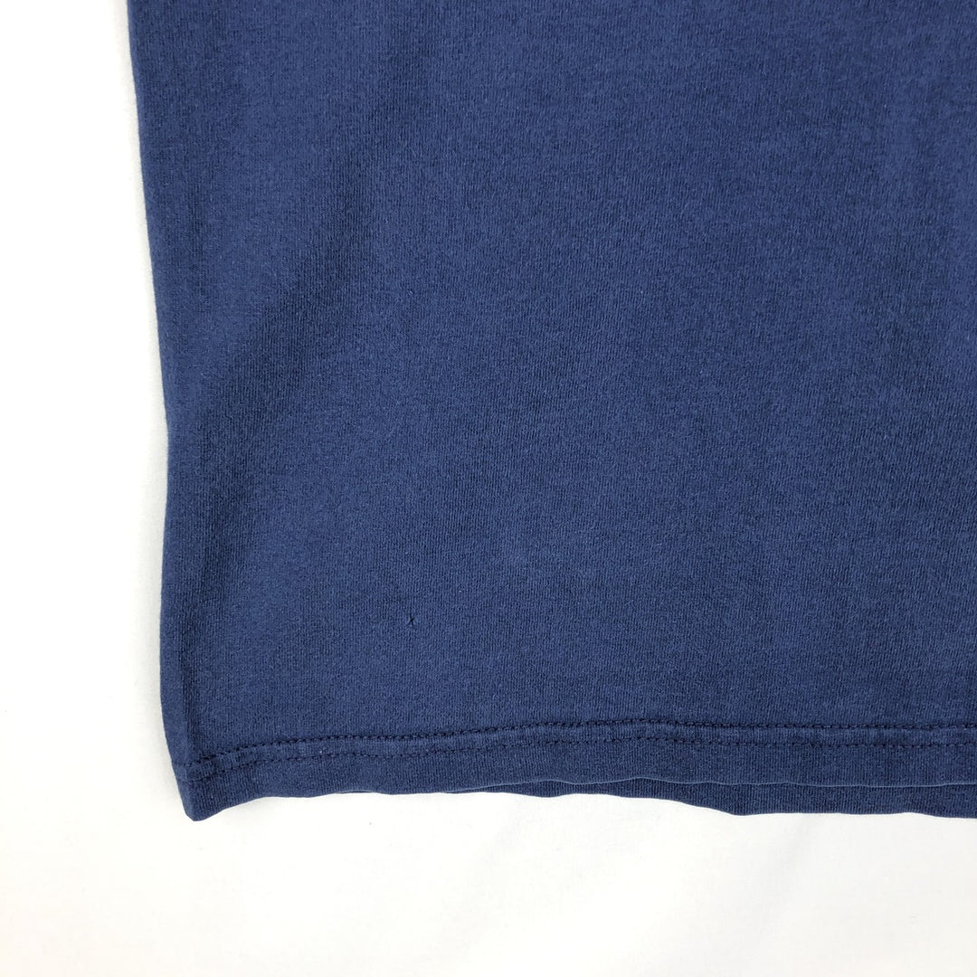 90'S Nike Logo T-Shirt, Made in USA, Men's Size L (approx.), Vintage unclear navy blue type Vintage Second Hand