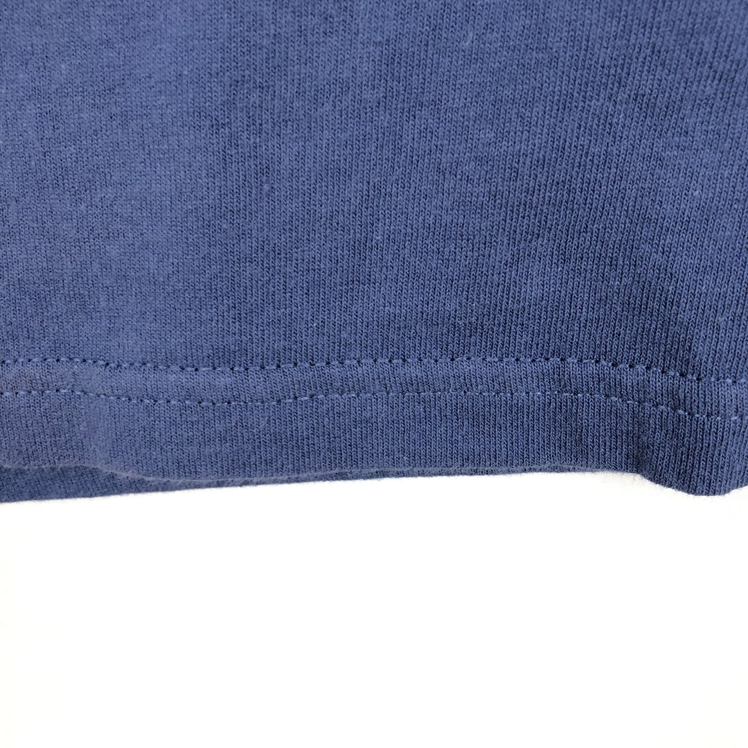 90s-era Nike V-neck sleeveless t-shirt, made in USA, men's size L equivalent, vintage. cotton navy blue type Vintage Second Hand