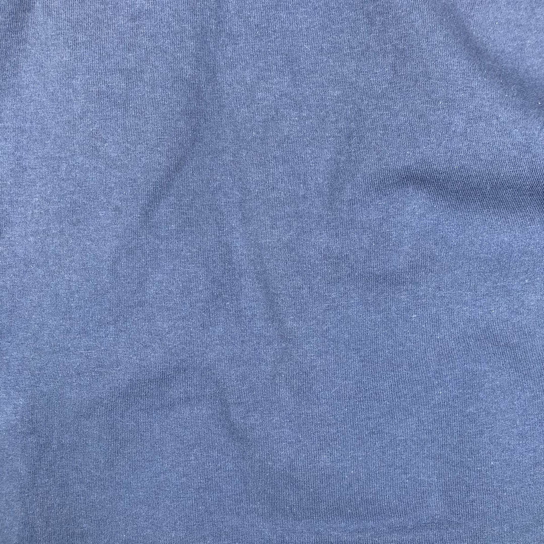 90s-era Nike V-neck sleeveless t-shirt, made in USA, men's size L equivalent, vintage. cotton navy blue type Vintage Second Hand
