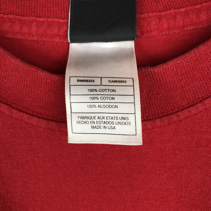 Nike ACG One-Point Logo T-Shirt, Made in USA, Men's XL (approx.) cotton red type Vintage Second Hand