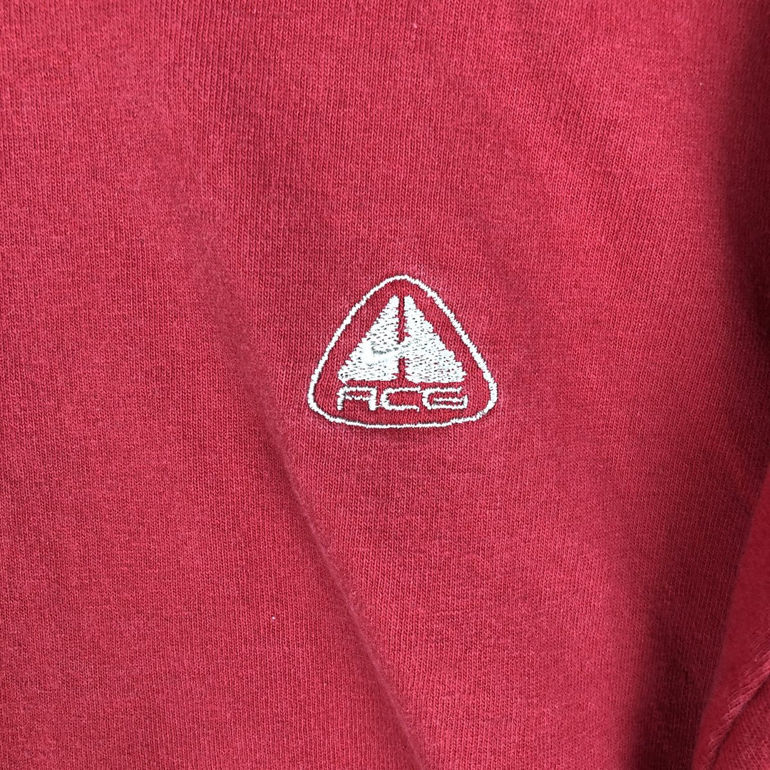 Nike ACG One-Point Logo T-Shirt, Made in USA, Men's XL (approx.) cotton red type Vintage Second Hand