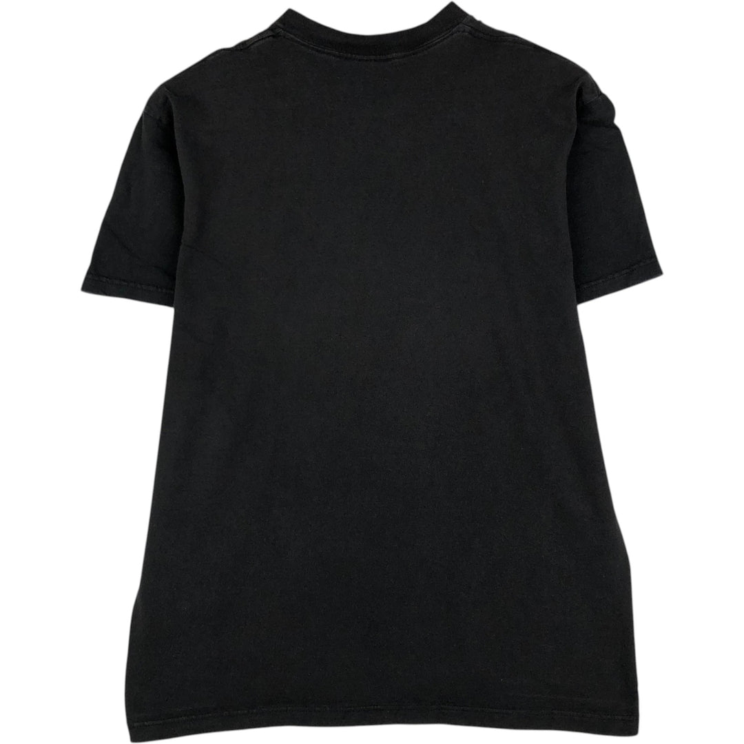 90s-era Nike logo print t-shirt, made in USA, men's size M equivalent, vintage. cotton black type Vintage Second Hand