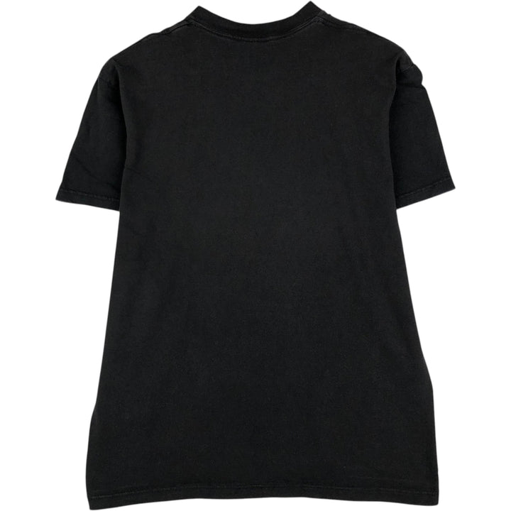 90s-era Nike logo print t-shirt, made in USA, men's size M equivalent, vintage. cotton black type Vintage Second Hand