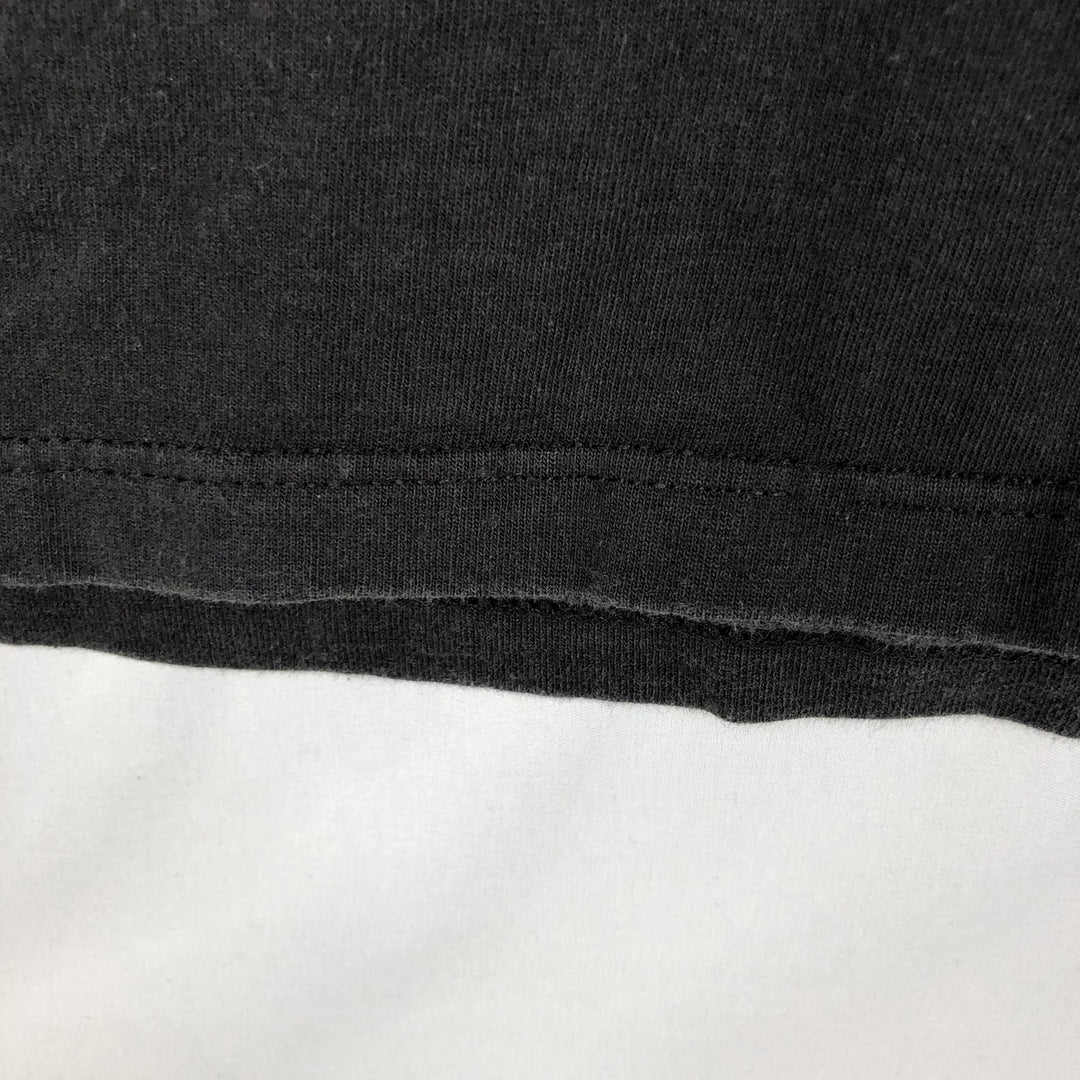 90s-era Nike logo print t-shirt, made in USA, men's size M equivalent, vintage. cotton black type Vintage Second Hand
