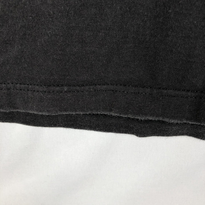 90s-era Nike logo print t-shirt, made in USA, men's size M equivalent, vintage. cotton black type Vintage Second Hand