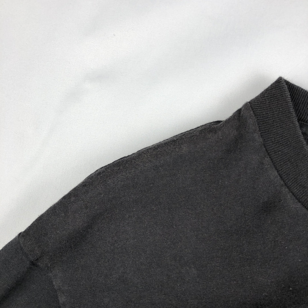 90s-era Nike logo print t-shirt, made in USA, men's size M equivalent, vintage. cotton black type Vintage Second Hand