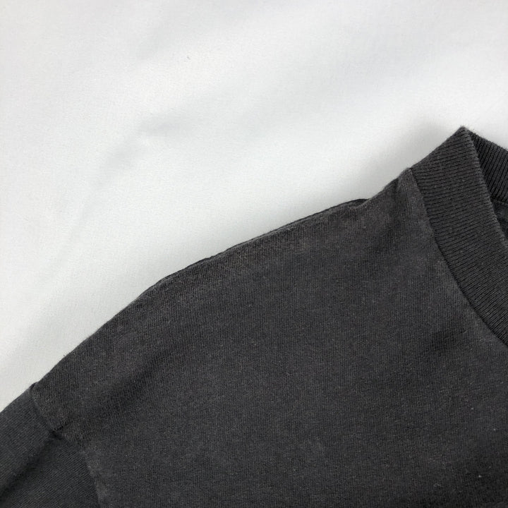 90s-era Nike logo print t-shirt, made in USA, men's size M equivalent, vintage. cotton black type Vintage Second Hand