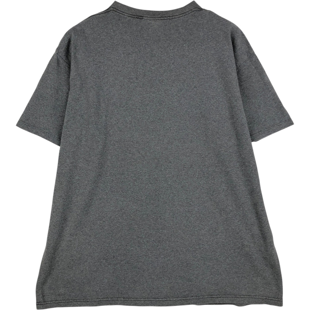 90'S Nike Foam Print Logo T-Shirt, Made in USA, Men's XL equivalent, Vintage cotton Charcoal Vintage Second Hand