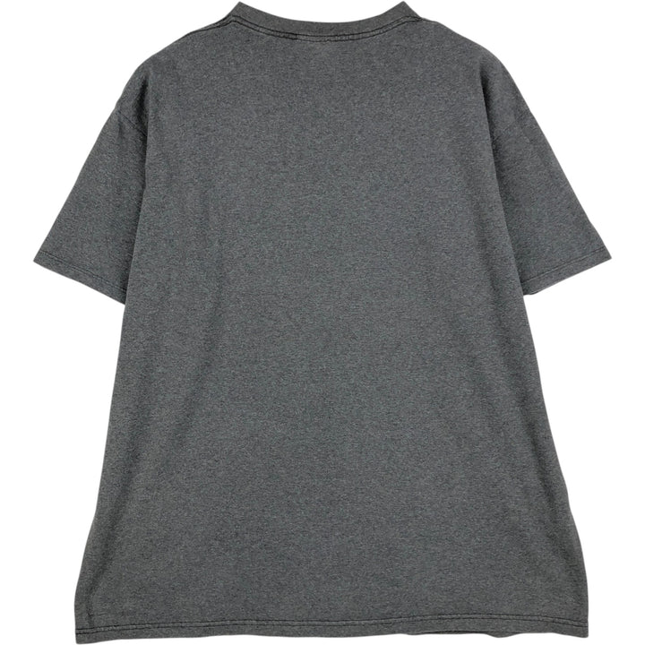 90'S Nike Foam Print Logo T-Shirt, Made in USA, Men's XL equivalent, Vintage cotton Charcoal Vintage Second Hand