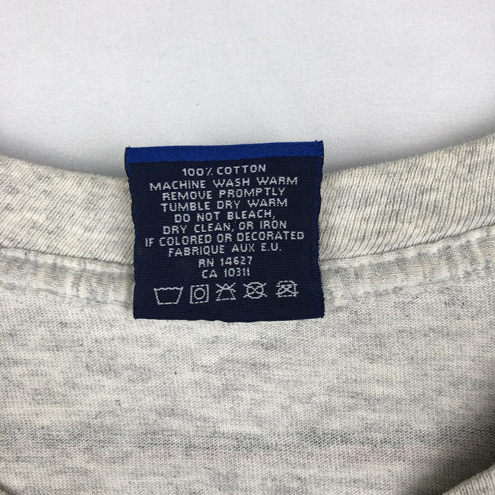 90'S Umbro Blue Tag Logo Print T-Shirt, Made in USA, Men's Size L (Equivalent), Vintage cotton gray type Vintage Second Hand