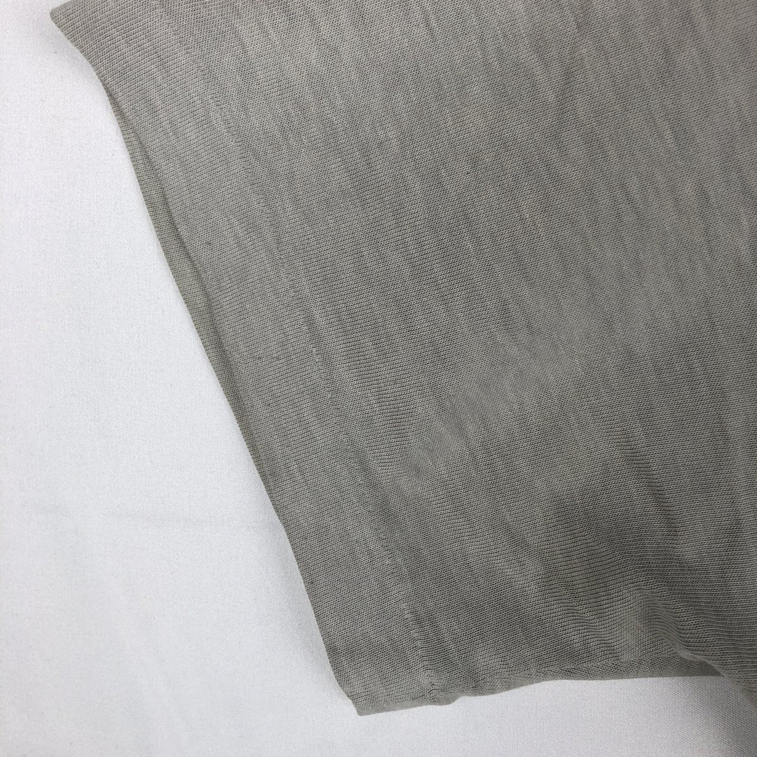 80'S Adidas logo t-shirt, made in USA, men's size M (approx.), crew neck, vintage. polyester gray type Vintage Second Hand