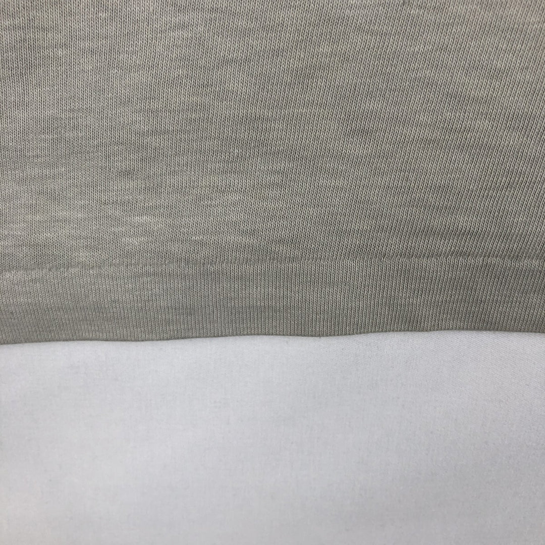 80'S Adidas logo t-shirt, made in USA, men's size M (approx.), crew neck, vintage. polyester gray type Vintage Second Hand