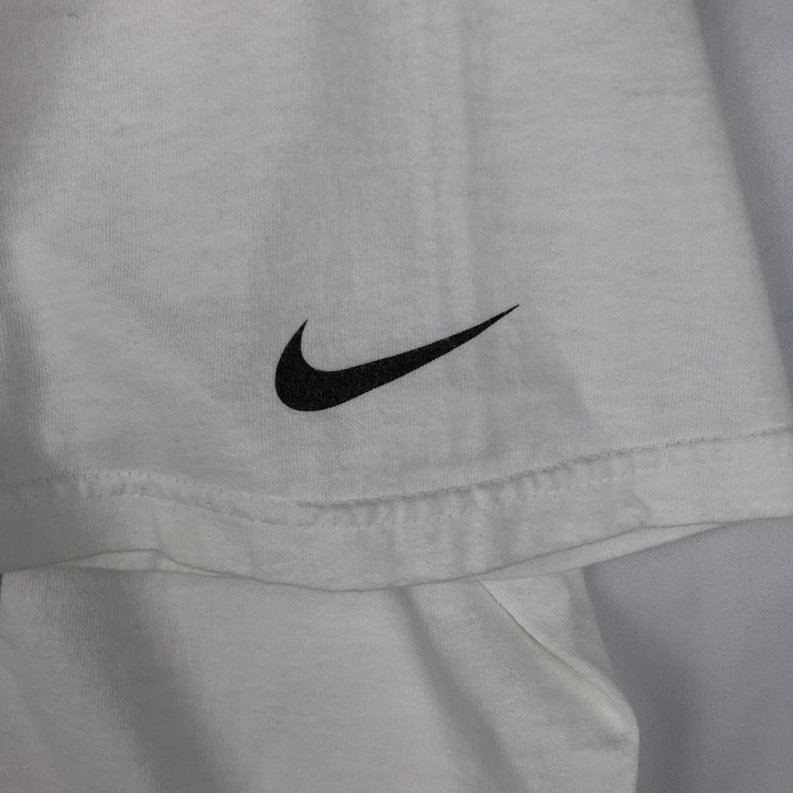 90'S Nike Michael Jordan Restaurant Sports Print T-Shirt, Made in USA, Men's Size L cotton white type Vintage Second Hand