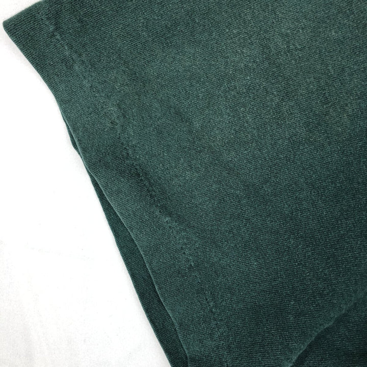 90'S Nike Silver Tag Logo T-Shirt, Made in USA, Men's Size L (approx.), Vintage cotton Green type dark green Vintage Second Hand
