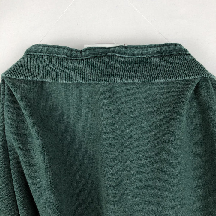 90'S Nike Silver Tag Logo T-Shirt, Made in USA, Men's Size L (approx.), Vintage cotton Green type dark green Vintage Second Hand