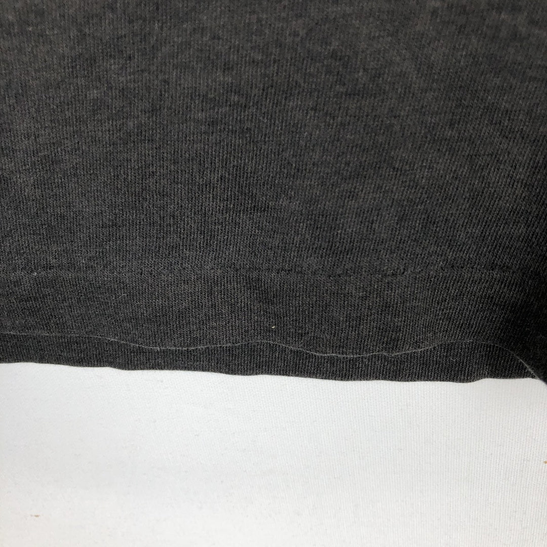 Nike Silver Tag Logo Print T-Shirt, Made in USA, Men's Size M (approx.), Vintage polyester Charcoal Vintage Second Hand
