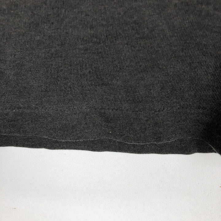 Nike Silver Tag Logo Print T-Shirt, Made in USA, Men's Size M (approx.), Vintage polyester Charcoal Vintage Second Hand