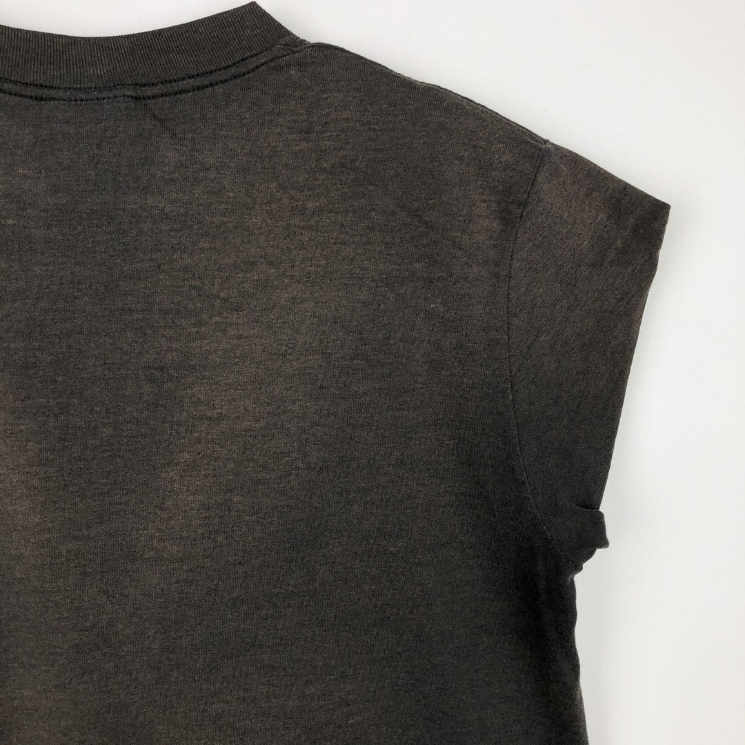 Nike Silver Tag Logo Print T-Shirt, Made in USA, Men's Size M (approx.), Vintage polyester Charcoal Vintage Second Hand