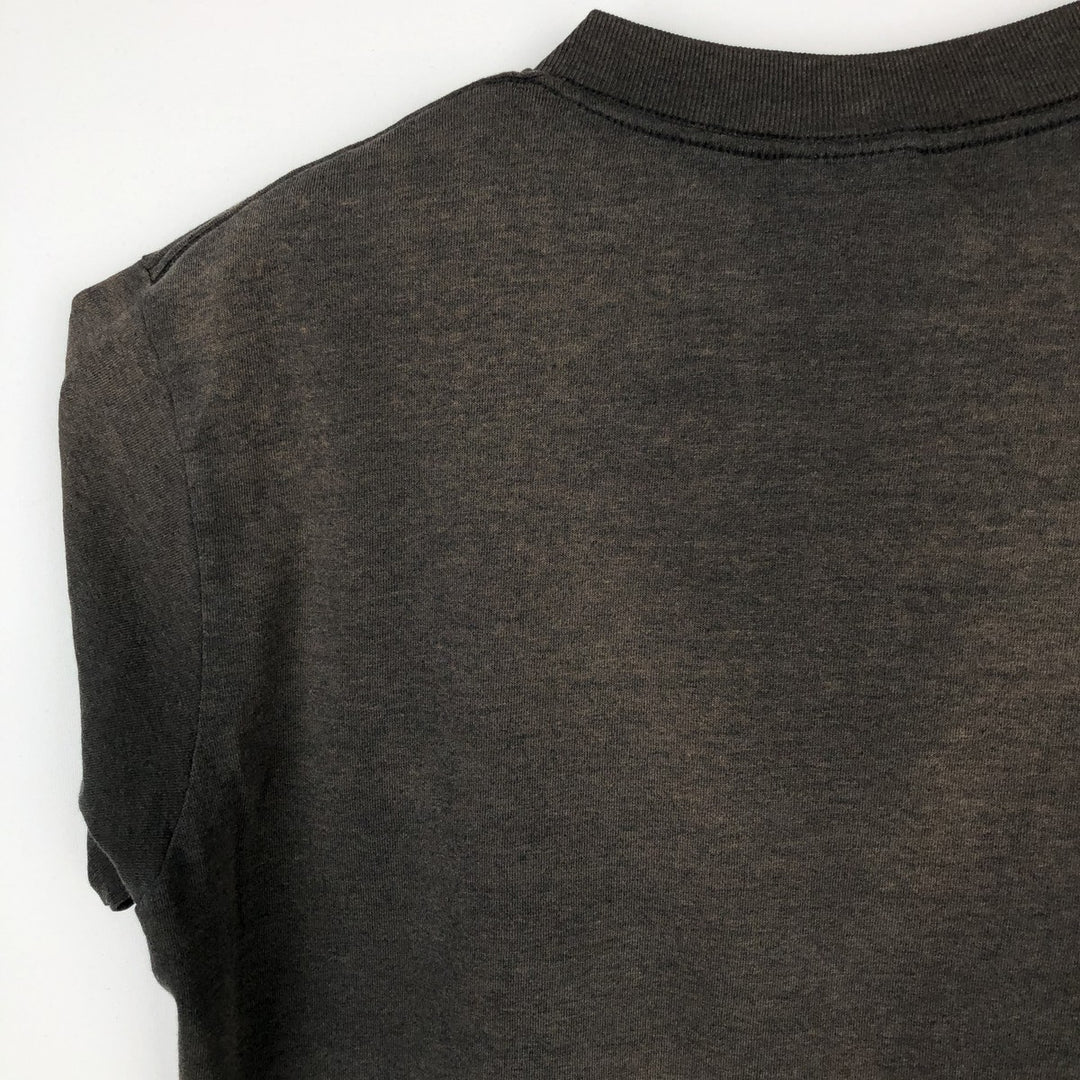 Nike Silver Tag Logo Print T-Shirt, Made in USA, Men's Size M (approx.), Vintage polyester Charcoal Vintage Second Hand