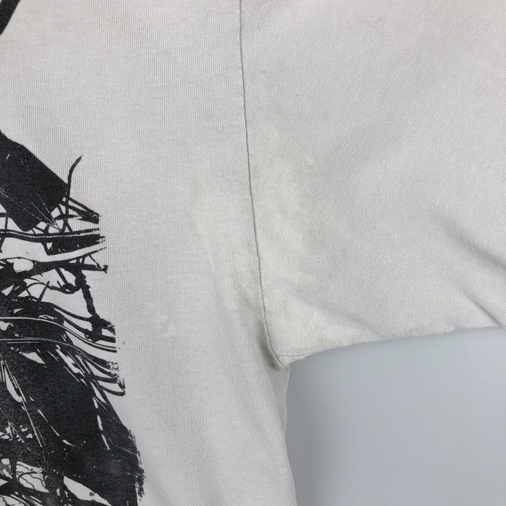 M and O Knits LINKIN PARK Band T-shirt (Men's size L equivalent) cotton white type Vintage Second Hand