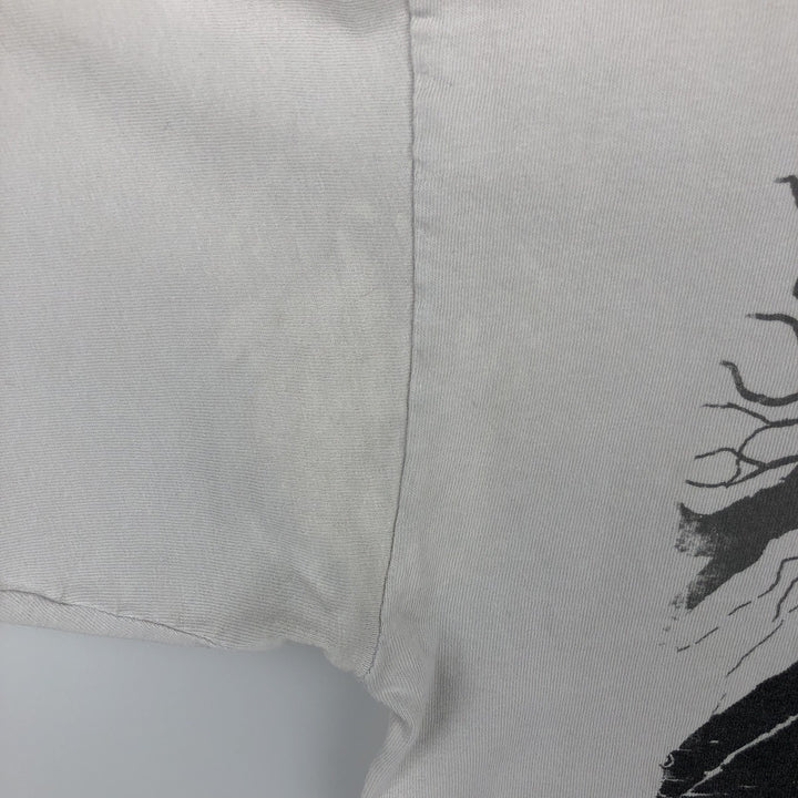 M and O Knits LINKIN PARK Band T-shirt (Men's size L equivalent) cotton white type Vintage Second Hand