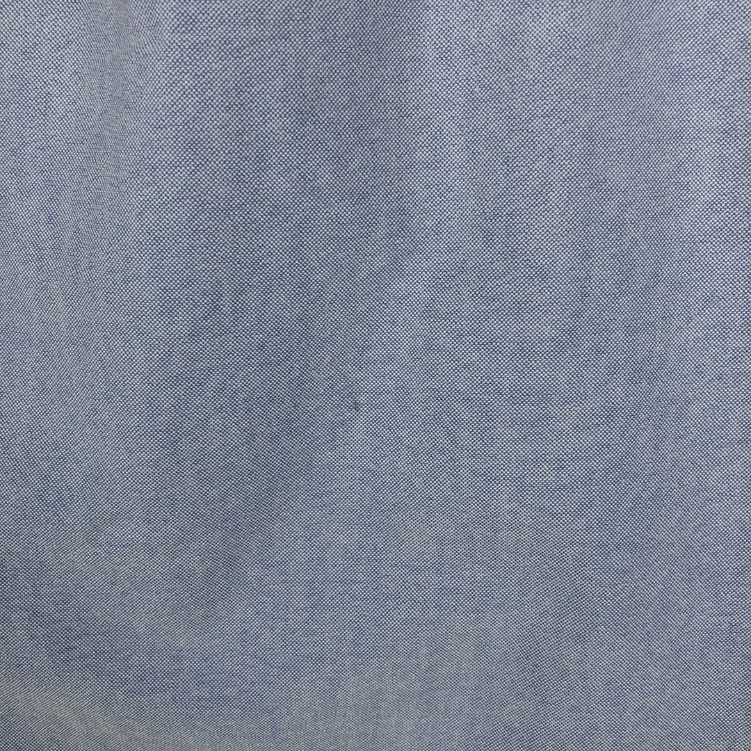 Ralph Lauren short sleeve button down shirt, men's size L cotton blue type Vintage Second Hand